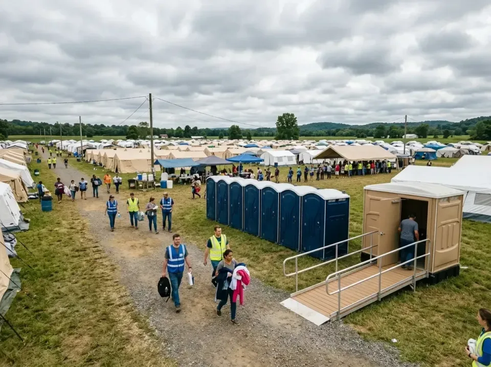 disaster-relief-camp-restrooms-010 — frequently asked questions, Dumpster & Portable Bathrooms Rental in Hebron, IN